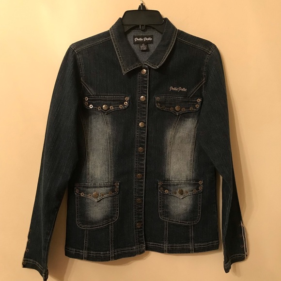 Coats | Pelle Pelle Denim Jacket | Poshmark